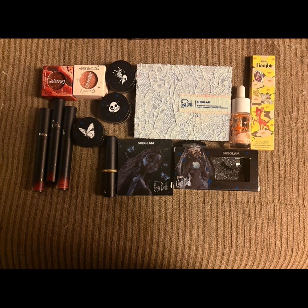 Sheglam Makeup Collection with Lipsticks and Eyeshadows